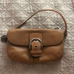 Coach leather clutch